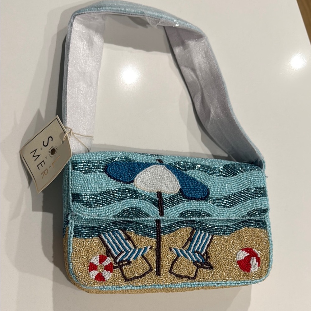 Viral beaded bag Beach umbrella Bag